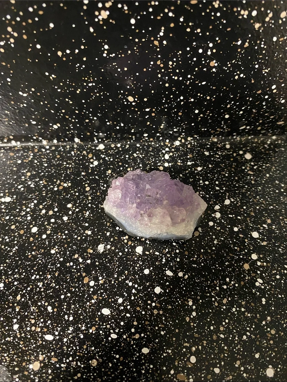 Amethyst Crystal Cluster - Natural Purple Geode Accent